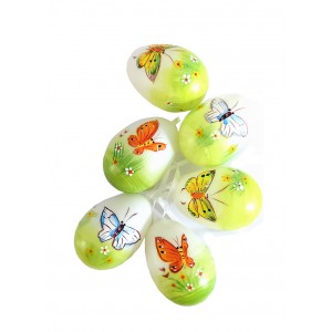 Easter Eggs Decorated with Butterflies